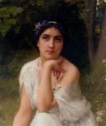 Charles-Amable Lenoir Pensive oil painting